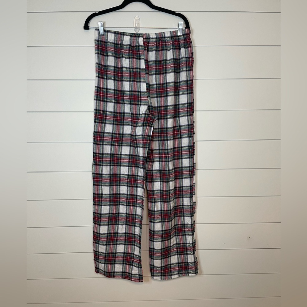 White Plaid Classic Christmas Flannel - Picture 2 of 10